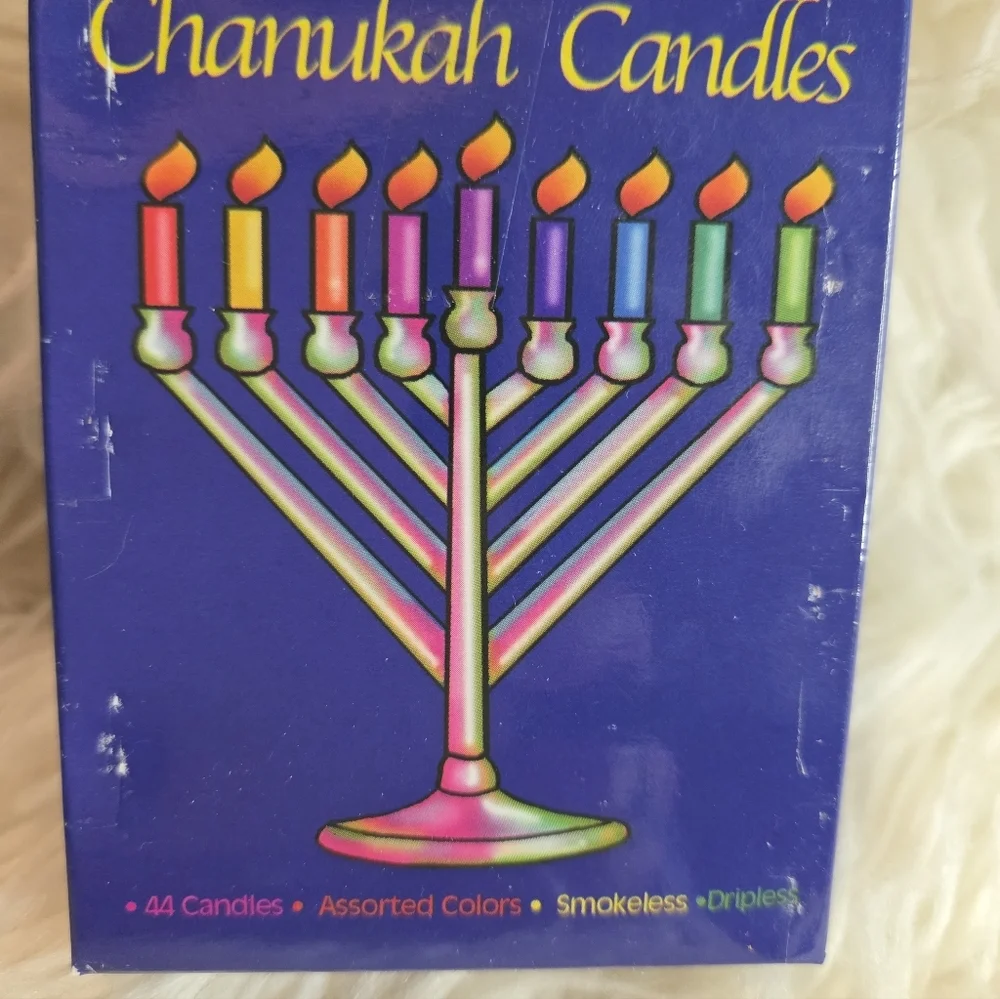Jet Gold Menorah To Go Set Kosher Candles Dreidel